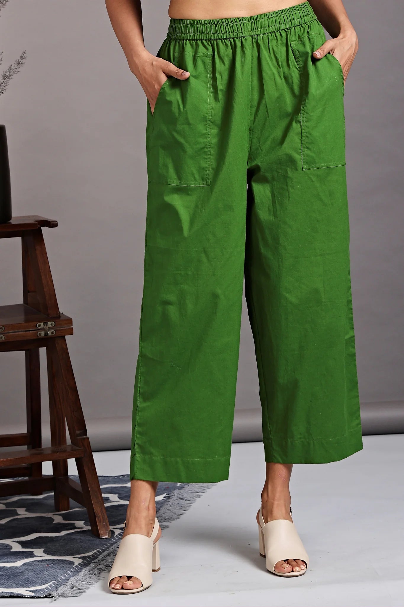 Olive Bright Green Pants