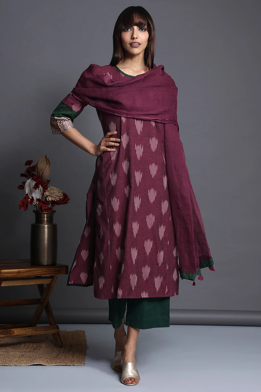 Side Panel Long Kurta