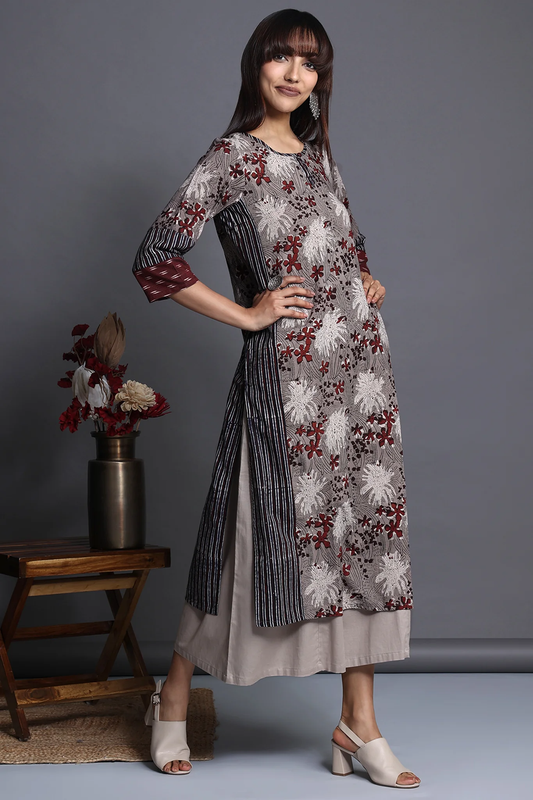 Side Panel Long Kurta