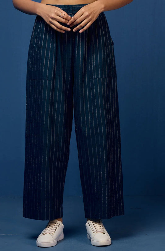 Striped Indigo Pants