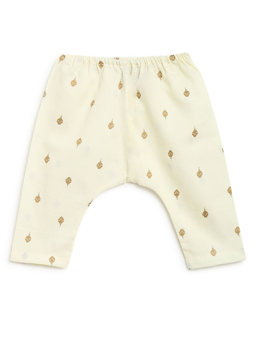 Unisex Jhabla Set - Cream